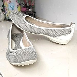 🔴 Giani Bernini White Leather Mesh SlipOn Shoes